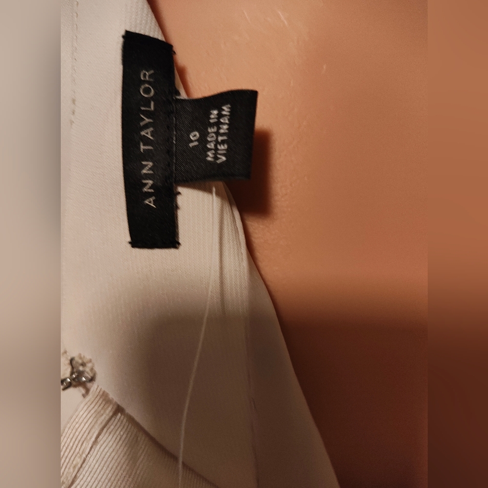 Ann Taylor Elegant Tan Midi Dress - Picture 6 of 7